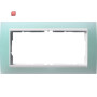 GIR1002395 / Abdeckrahmen 2f o.M. Zwischenr. RW Gira Event Opak Mint / EAN 4010337074496