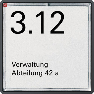 GIR1071202 / Namens-/Türschild 1f f. ED AL Zubehör / EAN 4010337078753