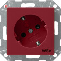 GIR275802 / Steckdose, rot, Unterputz UP, 1 Fach, IP20 /...