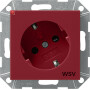 GIR275802 / Steckdose, rot, Unterputz UP, 1 Fach, IP20 / EAN 4010337059271