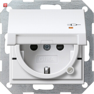 GIR276303 / Steckdose, weiß, Unterputz UP, 1 Fach, IP20 / EAN 4010337059554