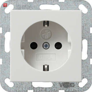 GIR275503 / Steckdose, weiß, Unterputz UP, 1 Fach, IP20 / EAN 4010337057628