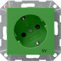 GIR275602 / Steckdose, grün, Unterputz UP, 1 Fach,...