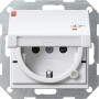 GIR276327 / SCHUKO KD Kontroll + SH System 55 Reinweiß m / EAN 4010337059578