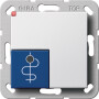 GIR290503 / Arztruftaster System 55 Reinweiß / EAN 4010337061694