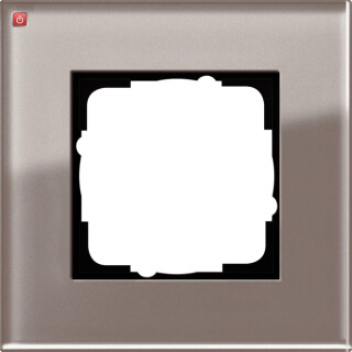 GIR211122 / Abdeckrahmen 1f Gira Esprit G Umbra / EAN 4010337076339