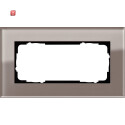 GIR1002122 / Abdeckrahmen 2f o.M. Gira Esprit G Umbra /...