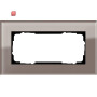 GIR1002122 / Abdeckrahmen 2f o.M. Gira Esprit G Umbra / EAN 4010337076384