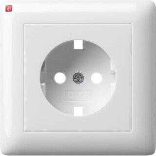 GIR92903 / Abd. SCHUKO Vollpl. System 55 Reinweiß / EAN 4010337040101