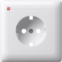 GIR92903 / Abd. SCHUKO Vollpl. System 55 Reinweiß / EAN 4010337040101