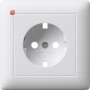 GIR92904 / Abd. SCHUKO Vollpl. System 55 Reinweiß m / EAN 4010337040118