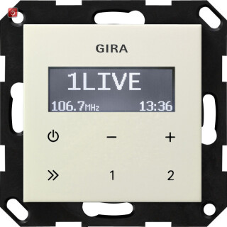 GIR228401 / UP-Radio RDS o.Lautsprecher System 55 Cremeweiß / EAN 4010337889199