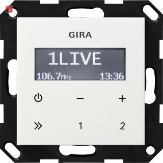 GIR228403 / UP-Radio RDS o.Lautsprecher System 55 Reinweiß / EAN 4010337889212