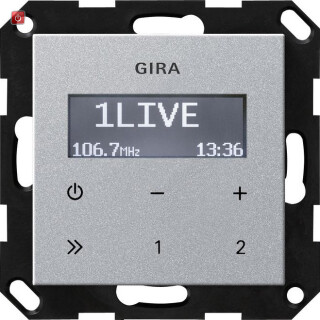 GIR228426 / UP-Radio RDS o.Lautsprecher System 55 F Alu / EAN 4010337889236