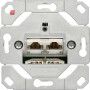 GIR245200 / Netzwerk Cat.6A 2f Einsatz / EAN 4010337881797