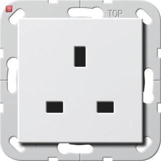 GIR277603 / Steckd. BS 13 A SH System 55 Reinweiß / EAN 4010337079354