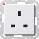 GIR277603 / Steckd. BS 13 A SH System 55 Reinweiß /...