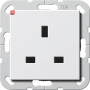 GIR277603 / Steckd. BS 13 A SH System 55 Reinweiß / EAN 4010337079354