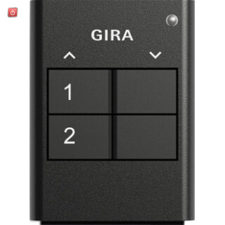 GIR535210 / Funk Handsender 2f Gira eNet Anthrazit / EAN 4010337774082