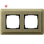 GIR212661 / Abdeckrahmen 2f ClassiX Art Bronze / EAN 4010337097167