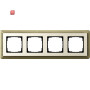 GIR214623 / Abdeckrahmen 4f ClassiX Bronze-Cremeweiß / EAN 4010337097396