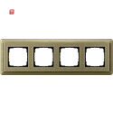 GIR214661 / Abdeckrahmen 4f ClassiX Art Bronze / EAN...