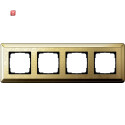 GIR214671 / Abdeckrahmen 4f ClassiX Art Messing / EAN...