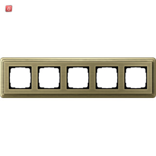 GIR215621 / Abdeckrahmen 5f ClassiX Bronze / EAN 4010337097495