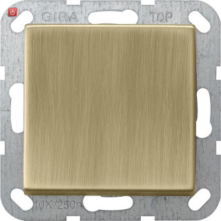 GIR127603 / Tastschalter Kreuz System 55 Bronze / EAN 4010337106067