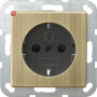 GIR453603 / Steckdose, Bronze, Unterputz UP, 1 Fach, IP20 / EAN 4010337097846