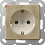 GIR466613 / SCHUKO o.Kr. System 55 Bronze/Cremeweiß / EAN 4010337097914