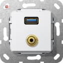 GIR568703 / USB 3.0 A M-Klinke K-Peitsche Einsatz...