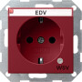 GIR268302 / SCHUKO Kontroll GN + BSF WSV System 55 Rot / EAN 4010337011194