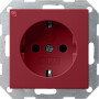 GIR272102 / Steckdose, rot, Unterputz UP, 1 Fach, IP20 / EAN 4010337011774