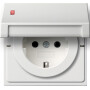 GIR2724112 / SCHUKO KD + SH SRK Flächenschalter Reinweiß / EAN 4010337000471