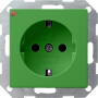 GIR272502 / Steckdose, grün, Unterputz UP, 1 Fach, IP20 / EAN 4010337000808