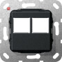 GIR562910 / MJ 2f LexCom-Buchse Abdeckung Schwarz / EAN 4010337011804