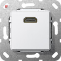 GIR566903 / HDMI Kpl. Einsatz Reinweiß / EAN...