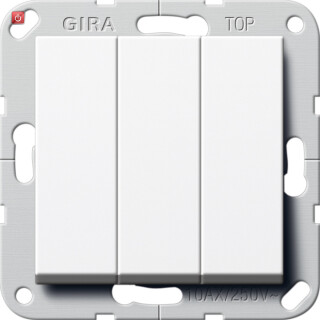 GIR284403 / Wipptaster BS 3f Schließer System 55 Reinweiß / EAN 4010337082040