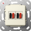 GIR569301 / Lautsprecheranschluss 2f Einsatz...