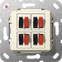 GIR569401 / Lautsprecheranschluss 4f Einsatz...