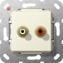 GIR563101 / C-Audio Kpl. Einsatz Cremeweiß / EAN 4010337460275