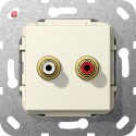 GIR563301 / C-Audio K-Peitsche Einsatz Cremeweiß /...