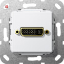 GIR564503 / DVI (24+5) K-Peitsche Einsatz Reinweiß...