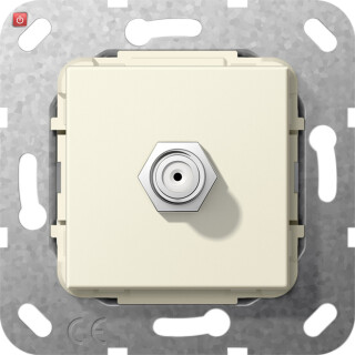 GIR565001 / SAT-F-Buchse Kpl. Einsatz Cremeweiß / EAN 4010337460954