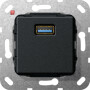 GIR568210 / USB 3.0 A Kpl. Einsatz Schwarz m / EAN 4010337461982