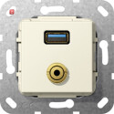 GIR568601 / USB 3.0 A M-Klinke Kpl. K-Peitsche Einsatz...