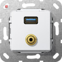 GIR568603 / USB 3.0 A M-Klinke Kpl. K-Peitsche Einsatz...