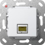 GIR569503 / MJ RJ45 Cat.6A 10 Gbit Kpl. Einsatz Reinweiß / EAN 4010337463337