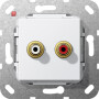 GIR563103 / C-Audio Kpl. Einsatz Reinweiß / EAN 4010337460282